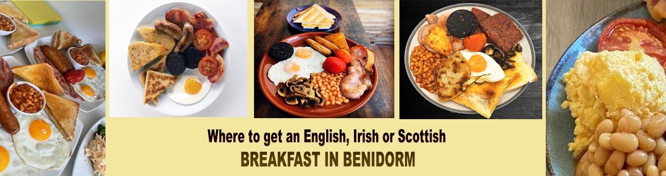 Where to go for a British Breakfast in Benidorm