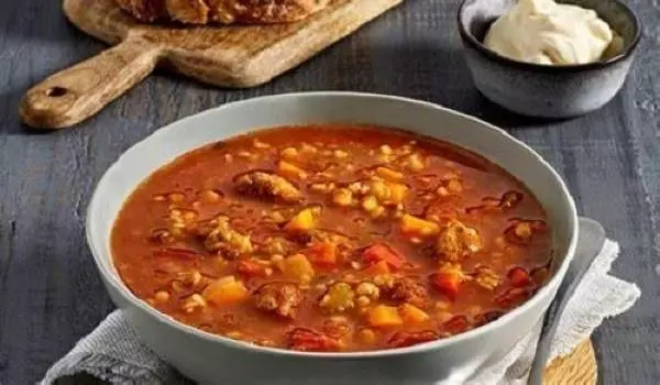 Spanish Lentil Soup with Chorizo