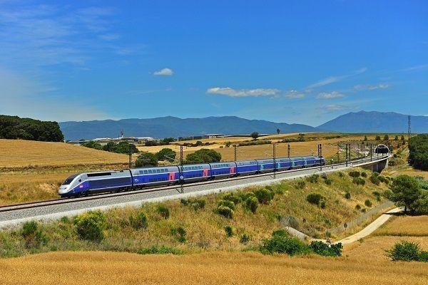 Travel by Train, London to Benidorm, TGV train