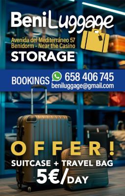 Special offer at BeniLuggage Storage